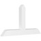 Ekena Millwork Portland Architectural Grade PVC Gable Bracket, 60"W x 32 1/2"H x 4"D x 6"F, 13/12 Pitch GBP060X33X0406POR00 - alternate 1